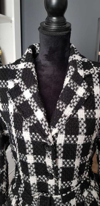 Płaszcz w kratkę S Fionella