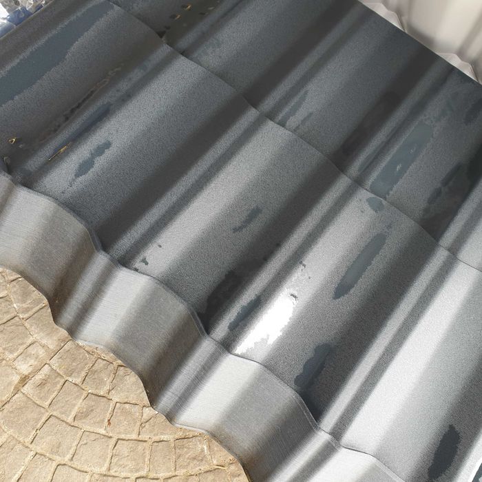 PANELOWA blachodachowka  - od REKI grafit-brąz-wisnia