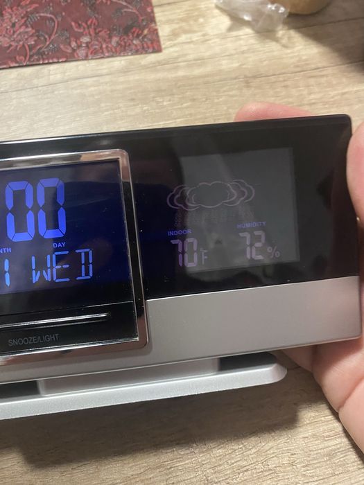 Zegarek wilgotność temperatura