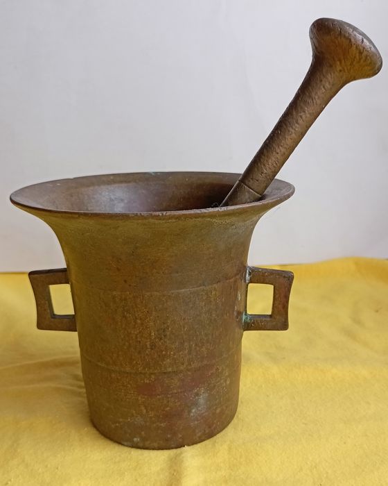 Moździerz mosiądz stary