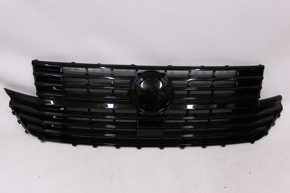 Atrapa chłodnicy GRILL VW T6.1 20- LIFT GLOSSY BLACK Tuning Znaczek