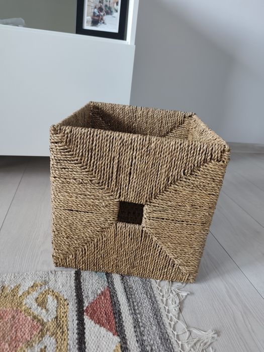 2 kosze Ikea z trawy morskiej