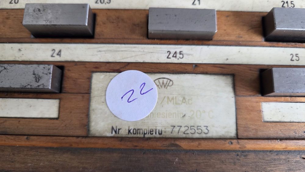 Caixa de calibres para fresadora