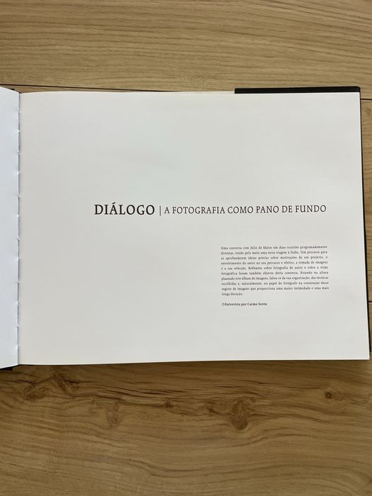 Livro de fotografia Júlio de Matos