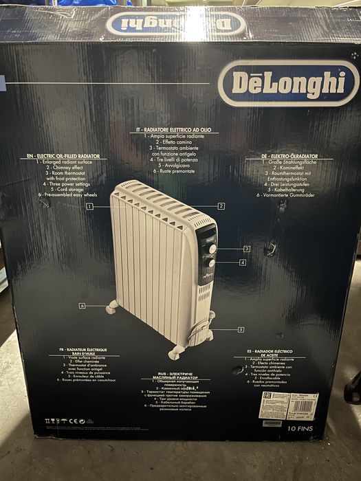 Radiador Óleo DeLonghi TRD4 2500w para desocupar