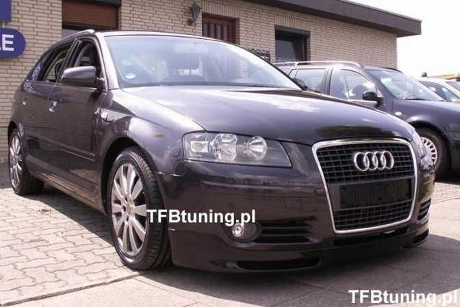 Spoiler dokładka zderzaka przód ver II Audi A3 8P 8PA TFB TINING