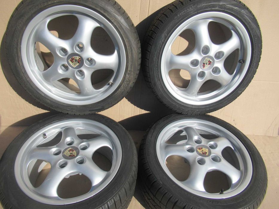 ALU+Opony zima R17 Porsche 911(996) ,Boxter 986 2x7J,2x9J    5758