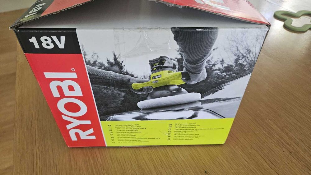 RYOBI Polerka 18V R18B-0 – Nowa, nieużywana