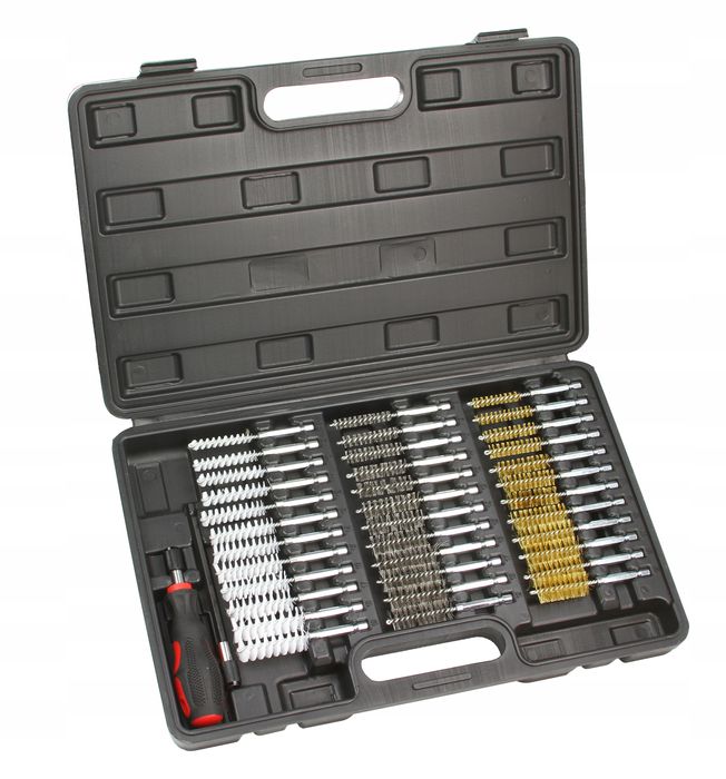 Zestaw Szczotek Szczotki Do Gniazd Wtryskiwaczy Nylon Stal Mosiądz