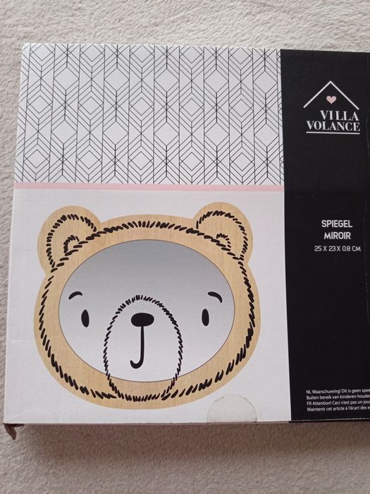 Prezent dla dziecka lusterko miś