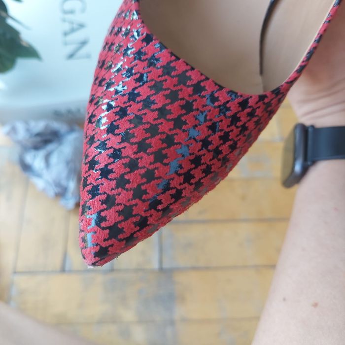 Buty skórzane na słupku r.40