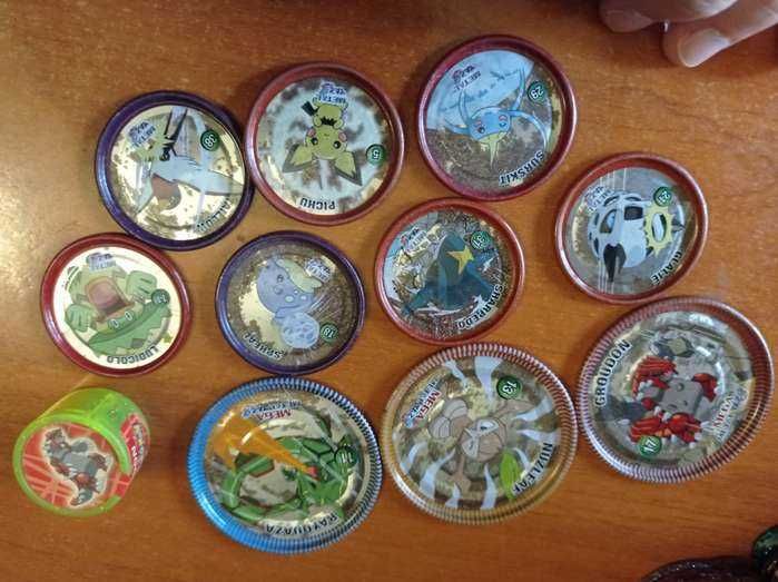 Tazos Pokemon - Kraks Panini e Metal