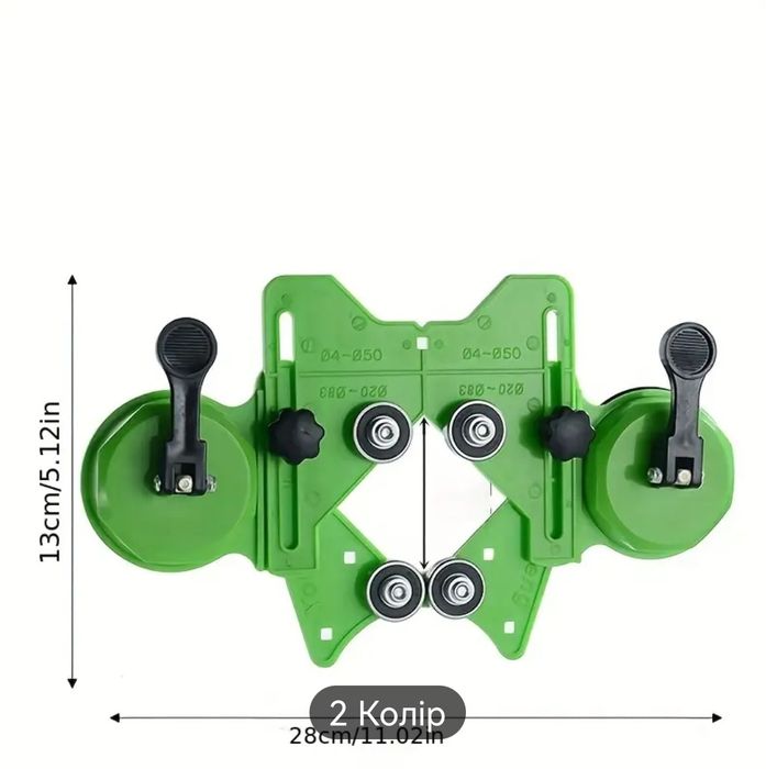 Шаблон для сверления отверстий в плитке.  Фреза по плитке. Маркеры.