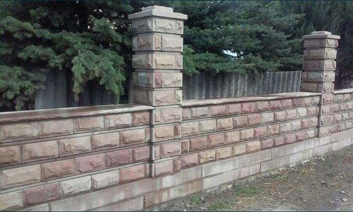 Мур, забор, біседка, мангал, камін, камінь, барбекю, сходи,відмостки