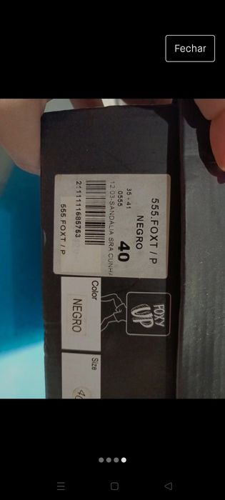 Sandálias n40 novas