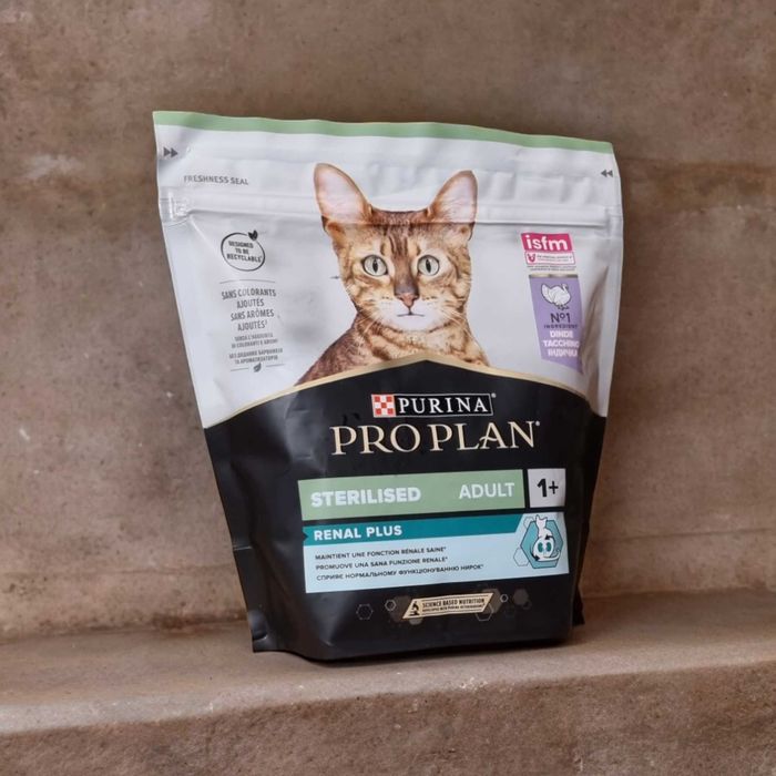 Сухой корм Purina Pro Plan Sterilised 1,5 кг с Индейкой для Стерилизованных Кошек