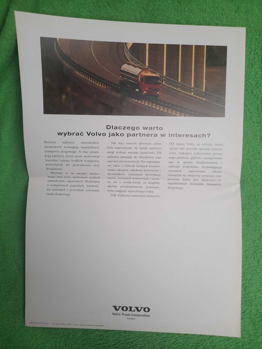 VOLVO FH 12 VOLVO FH 16 język polski rok 1993