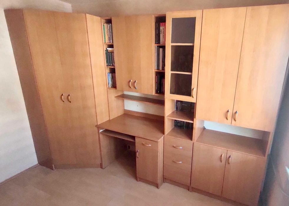 Meble do Pokoju Klasyczna Meblościanka z biurkiem Szafa Narożna 320cm