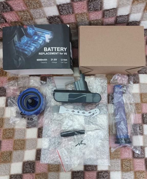 Акумулятор Батарея Dyson V6 до пилососа, 6000mAh, 21.6V, Li-ion