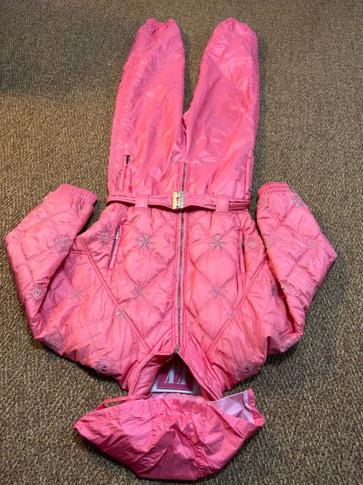 Зимовий лижнмй комбінезон Paris бренд, Франція   Теплий з вишивкою L