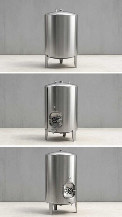 Cuba em inox 200l
