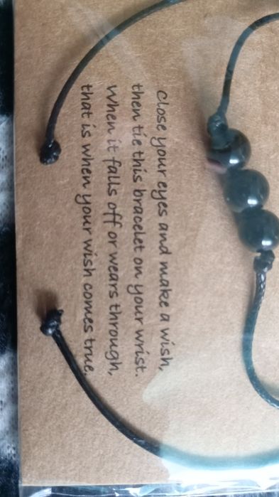 Pulseira dos desejos "Make a Wish"