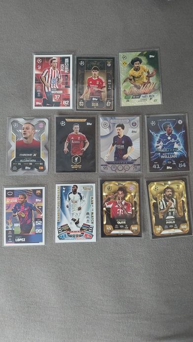 Karty specjalne topps match attax