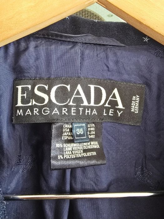 Marynarka Escada wełniana r.36 retro vintage
