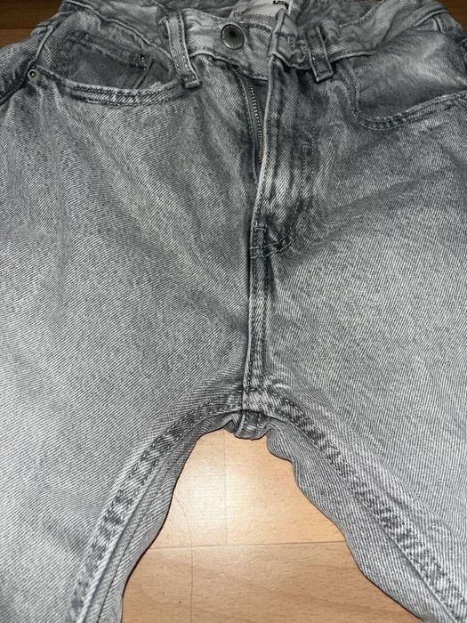 Сірі прямі джинси (за 2 пари доставка у подарунок)