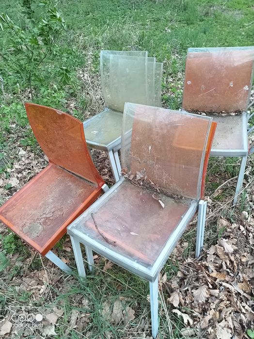 Krzesla zewnętrzne plastikowe 10zl szt