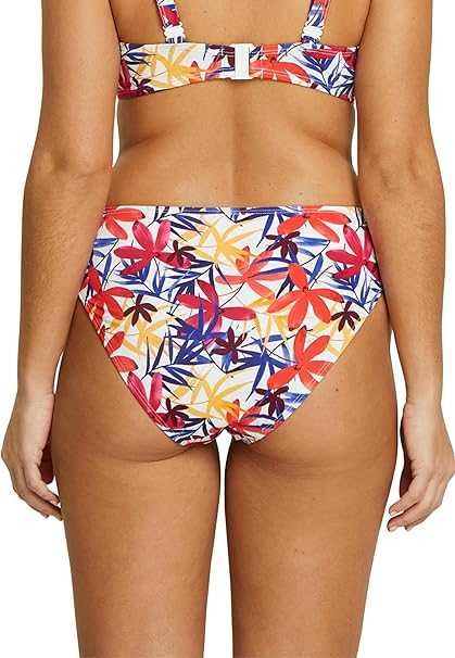 Damskie Majtki Bikini SANS COMPLEXE Island Dream Kwiatowy Biały 40-42