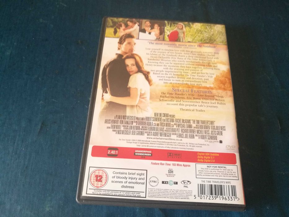 The Time  Travellers Wife	DVD (legendagem Inglês)