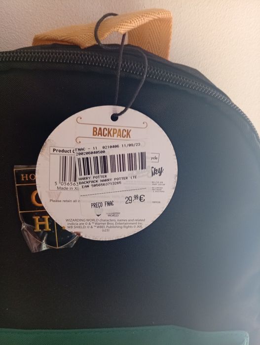 Mochila Harry Potter nova