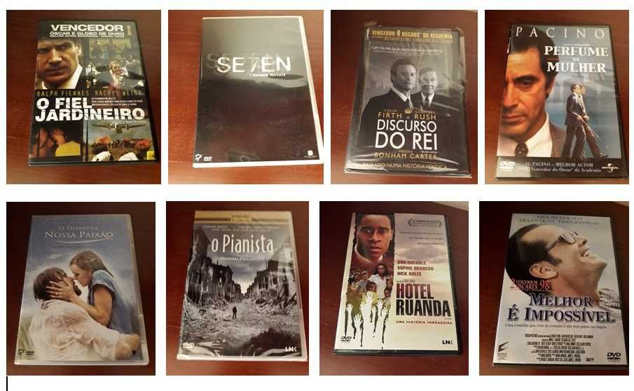 Vários DVD's, de filmes galardoados, todos novos!