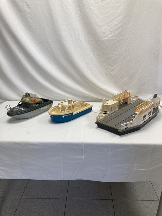 Brinquedo Playmobil Barco Patrulha Costeira, Famobil 1979