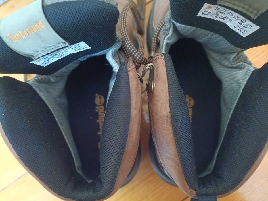 Timberland Women's Chocorua Trail Mid Черевики жіночі мембрана Gore-Tex Шкіряні трекінгові розмір 37.5