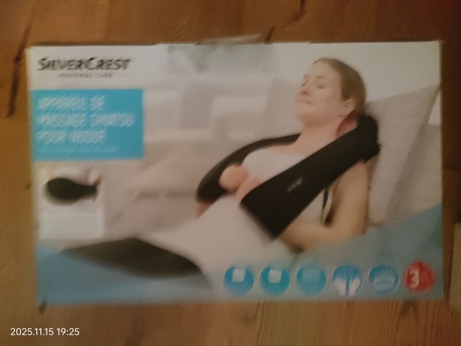 Masażer shiatsu karku szyi i ramion SilverCrest