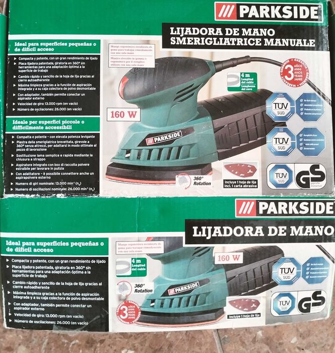 Lixadora Elétrica PARKSIDE