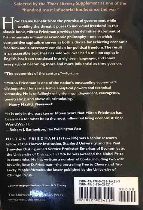 Capitalism and Freedom