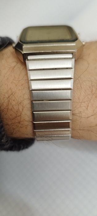 Meister anker zegarek vintage lcd lata 80