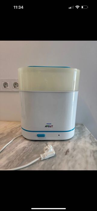 Esterilizador elétrico a vapor philips avent 3 em 1