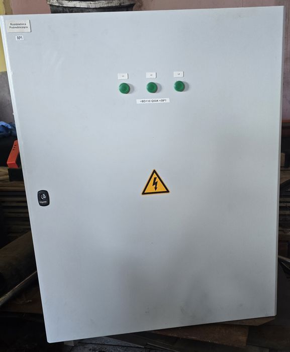 Szafa sterownicza 264A/400V, 3 fazy, wyłącznik, kompletna, stan idealny