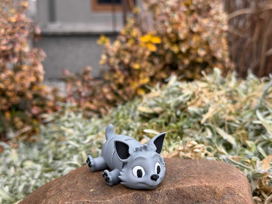 Piesek, pies 3D – przegubowa, ruchoma mini figurka, opcja brelok