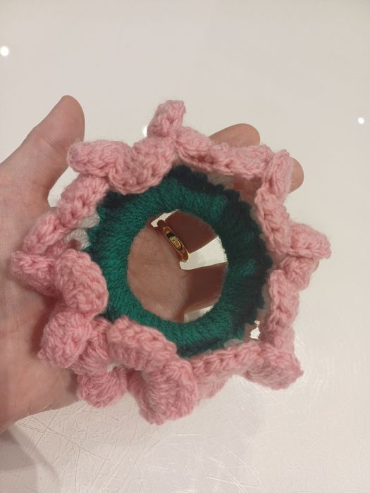 Scrunchie kwiaty
