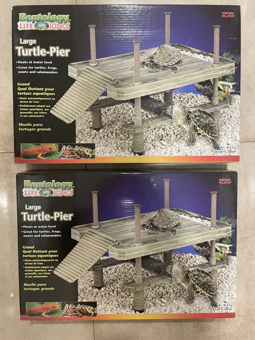 Plataforma para aquário tartarugas