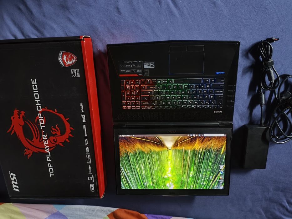 Laptop msi gt72 2qe dominator pro win10 gtx980 16gb i7 256gb pcie SSD