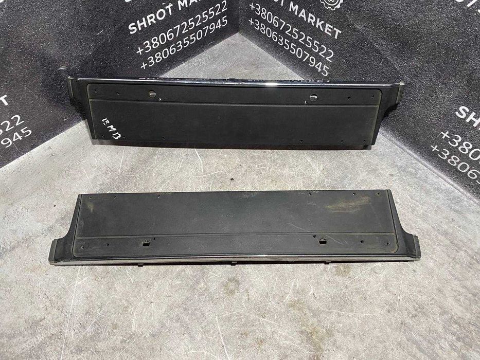 Хромований подіум рамка кріплення номера переднього бампера BMW 5 E39