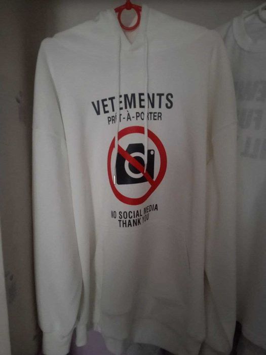 Vetements худи antisocial