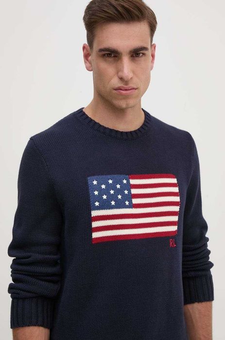 свитер кофта Polo Ralph Lauren USA США оригінал оригинал светр синій чорний поло ральф