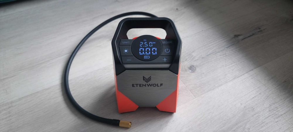 Портативний Акумуляторний автокомпресор ETENWOLF Zephyr S3 160 PSI 7800mAh насос для авто SUV мото велосипеда компрессор аккумуляторный компресор